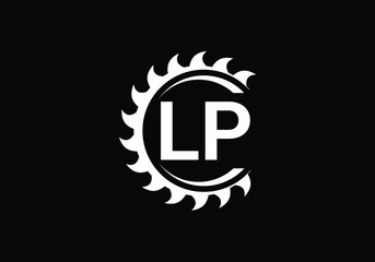 L P Initial Letter Logo design vector template, Graphic Alphabet Symbol for Corporate Business Identity