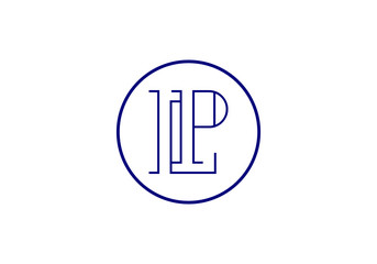 L P Initial Letter Logo design vector template, Graphic Alphabet Symbol for Corporate Business Identity