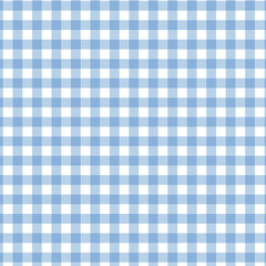 Blue Gingham Style Pattern Tile