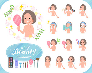 flat type nude women_beauty