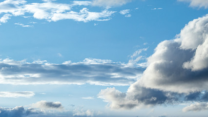 blue sky with clouds