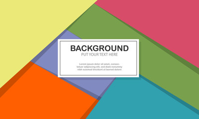 Illustration vector graphic Colorful modern abstract background with shapes vector eps 10