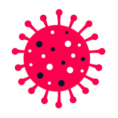 illustrator, vector, Inscription COVID-19 on white background. World Health Organization WHO introduced new official name for Coronavirus disease named COVID-19