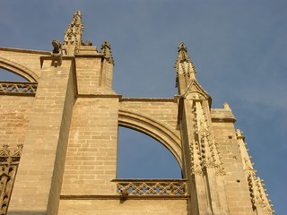 Fototapeta na wymiar Seville, Spain, Cathedral, Detail