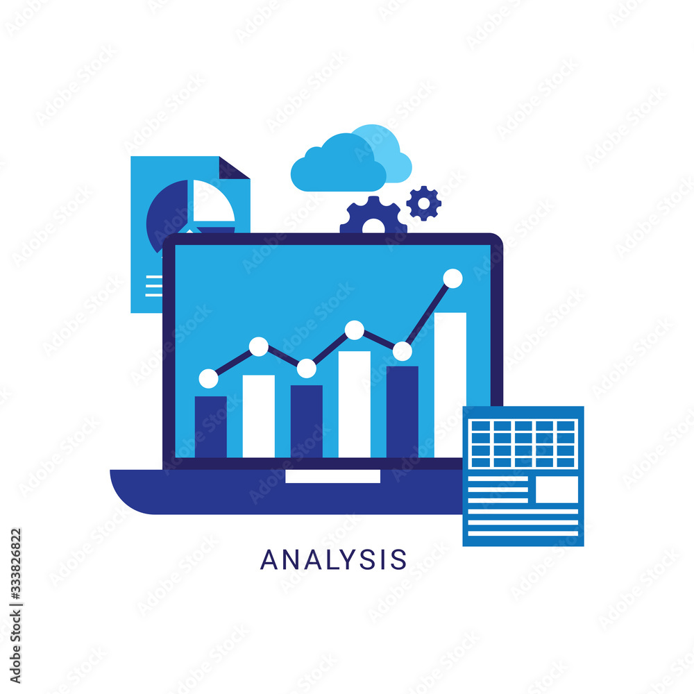 Poster Statistics and data analysis concept