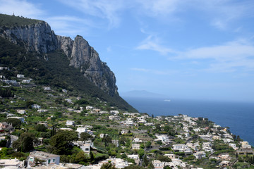 Lansdcape of Italy capri island gold coast