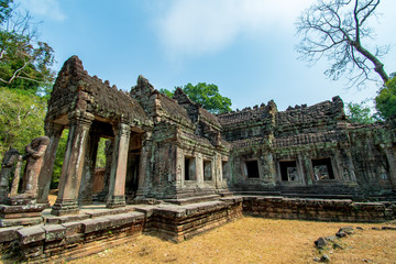 ancient temple in angkor cambodia