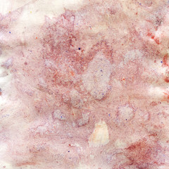 Watercolor illustration. Marble texture, pink.