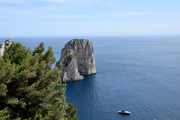 Lansdcape of Italy capri island gold coast