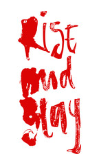 Motivational inscription 