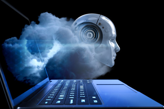 Cloud computing technology concept