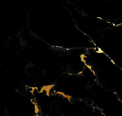 Marble black golden texture wall background