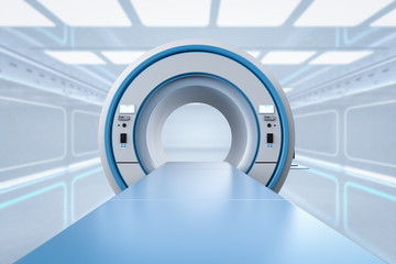 MRI scan machine - obrazy, fototapety, plakaty