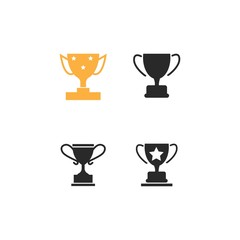 Trophy cup vector
