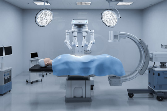 Surgery robot in operation room