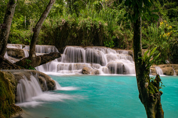 Kouang si Waterfall Laos Asia