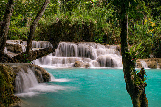Kouang si Waterfall Laos Asia © Matthew