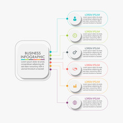 Business circle. timeline infographic icons designed for abstract background template milestone element modern diagram process technology digital marketing data presentation chart Vector