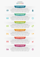 Fototapeta premium Business data visualization. timeline infographic icons designed for abstract background template milestone element modern diagram process technology digital marketing data presentation chart Vector