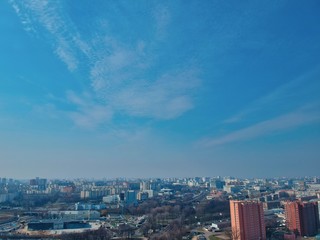 Aerial view of Minsk, Belarus