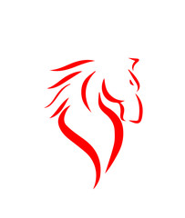 silhouette of woman with long hair