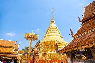Fototapeta premium Wat Phra That Doi Suthep Chiang Mai Thailand.