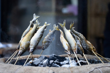 あゆの塩焼き