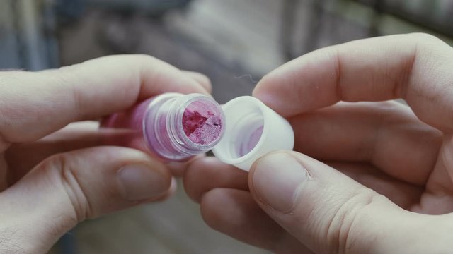 pink powder pigment