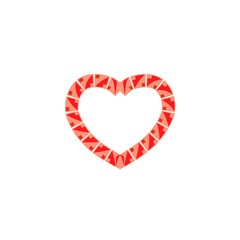 Decorative heart on white background. Romantic symbol linked, join, love, passion and wedding. Template for t shirt, apparel, card, poster. Design element of valentine day. Vector illustration.