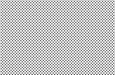 Dotted gradient vector illustration, white and black halftone background, horizontal seamless dotted lines, monochrome dots texture backdrop, retro effect