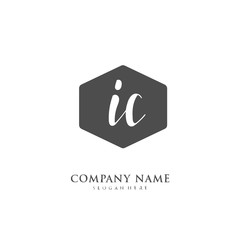 Handwritten initial letter AB for identity and logo. Vector logo template with handwriting and signature style.