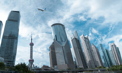 Shanghai City Panorama View
