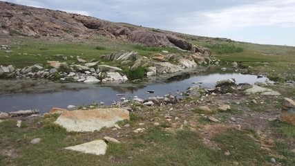 Поход к метеоритному кратеру гор Шунак 6-7 июля 2019 года