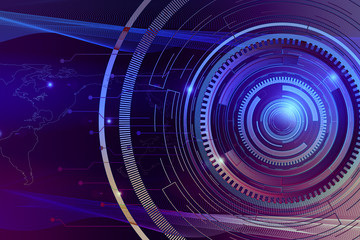 サイバーテクノロジーのデジタルバックグラウンドイメージ