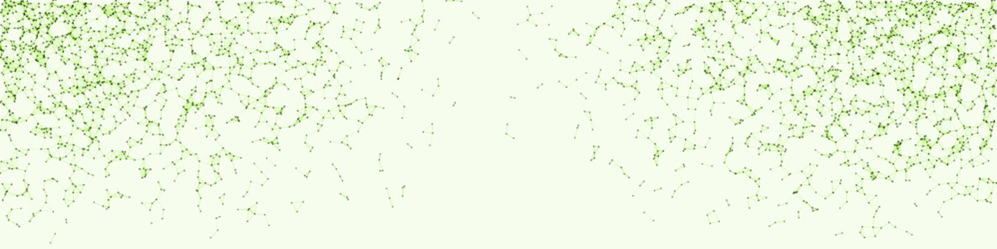 Network Mesh Procedural Art background illustration