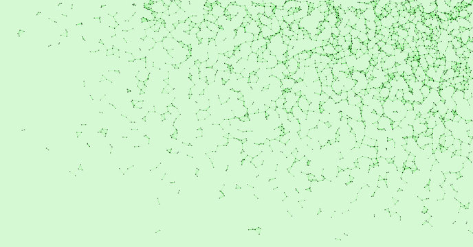 Network Mesh Procedural Art background illustration