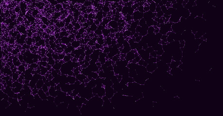 Network Mesh Procedural Art background illustration