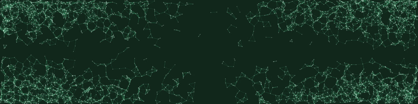 Network Mesh Procedural Art background illustration