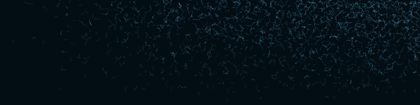 Network Mesh Procedural Art background illustration