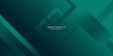 Abstract green vector background with stripes, line, and geometric elements