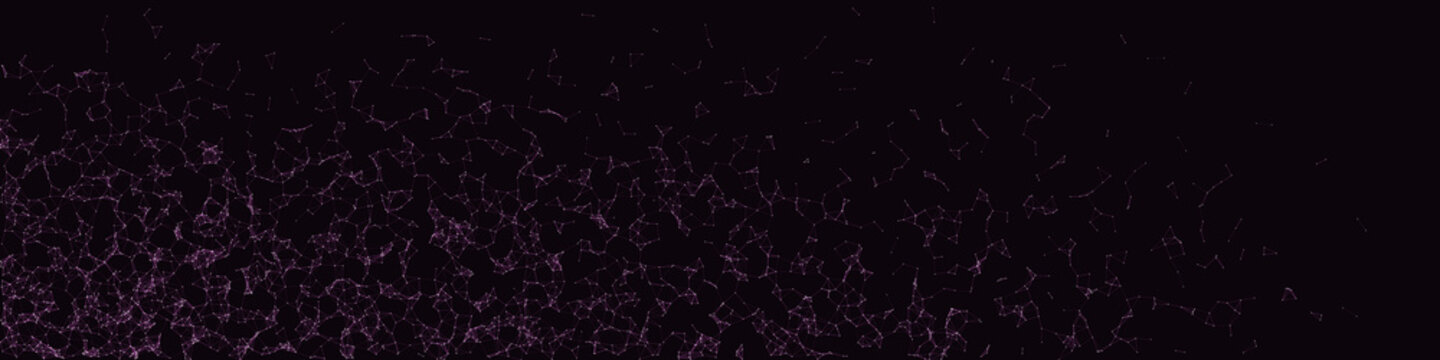 Network Mesh Procedural Art background illustration