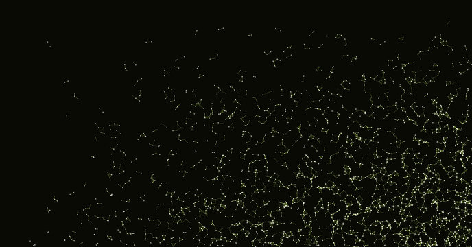 Network Mesh Procedural Art background illustration