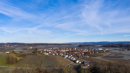 Ein kleines Städtchen aus der Luft © EinBlick
