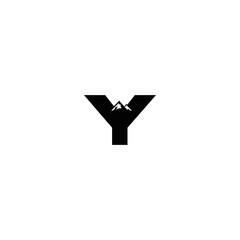 Y intial logo Capital Letters white background
