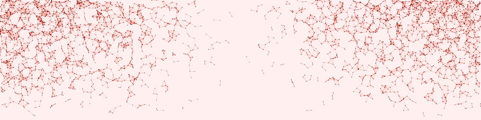 Network Mesh Procedural Art background illustration