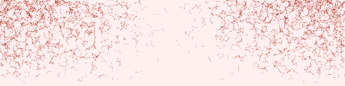 Network Mesh Procedural Art background illustration