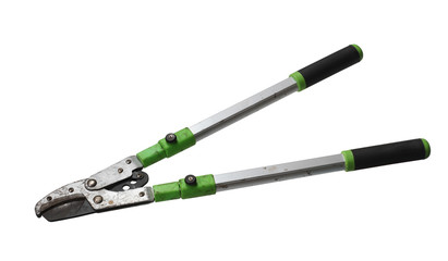 Pruning pliers scissors (with clipping path) isolated on white background