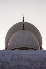 Abu Dhabi Grand Mosque Dome Twin