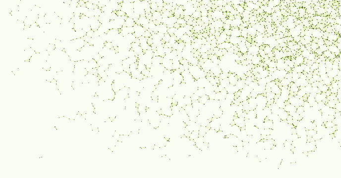 Network Mesh Procedural Art background illustration