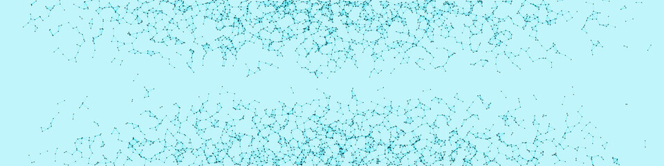 Network Mesh Procedural Art background illustration